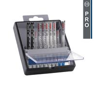 Bosch Coffret lames de scie sauteuse PRO Bois et Métal 100 mm 10 pièces 2607011944