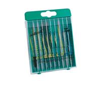 Coffret de 10 lames WOLFCRAFT 2358000 pour scie sauteuse