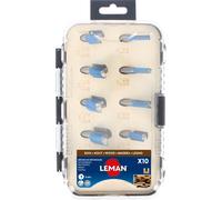 Coffret de 10 mèches à rainer droites LEMAN 428.700.10