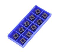 Coffret de 10pcs Lames Inserts Rotatifs CNC Cutters Forme Losange en Carbure CCMT09T304 VP15TF Outil Tournage Filtage pour Acier pour Tours, Fraiseuses