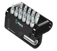 Coffret de 11 embouts pour vissage bois + 1 porte-embouts Bit-Check 12 Wood 2 WERA