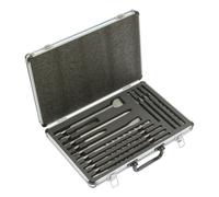 Coffret de 12 forets, 2 pointes, 3 burins MAKITA B-64680 à emmanchement SDS-PLUS