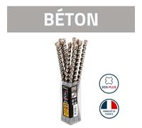 Coffret de 12 forets béton Booster 3 taillants SDS-Plus DIAGER