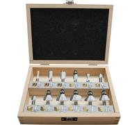 Coffret de 12 fraises à bois MAKITA D-53556 pour défonceuse (queue 8mm)