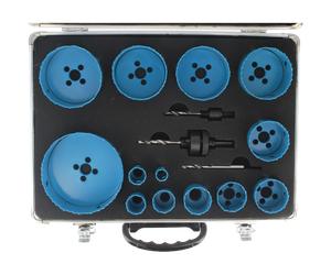 Coffret de 13 trépans HSS bi-métal LEMAN 5013 - 18 pièces