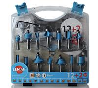 Coffret de 14 mèches à défoncer LEMAN 428.700.14