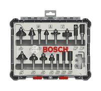 Coffret de 15 fraises mixtes de 8 mm - Bosch Professional 2607017472