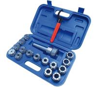 Coffret de 15 pinces de 3 à 25 mm ER40 + mandrin MK2/MT2/CM2