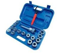 Coffret de 15 pinces de 3 à 25 mm ER40 + mandrin MK2/MT2/CM2