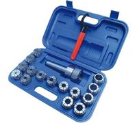 Coffret de 15 pinces de 3 à 25 mm ER40 + mandrin MK3/MT3/CM3