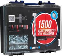 Coffret de 1500 vis autoperceuses THT SCELLIT - tête hexagonale - COF005-THT