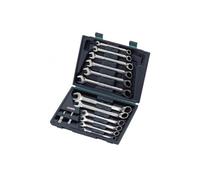 Coffret de 16 clés mixtes à cliquet réversible