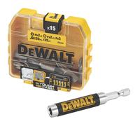 Coffret de 16 embouts de visseuse assortis à queue hexagonale 6,35mm DEWALT