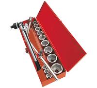 Coffret de 17 Douilles et accessoires 3/4'' avec cliquet télescopique SAM OUTILLAGE - 78-CHC16