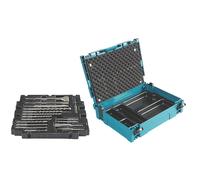 Coffret makpac 17 pièces SDS-Plus forets, pics et burins - MAKITA - B-52059