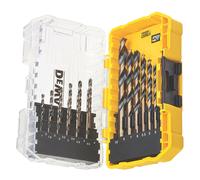 Coffret de 19 forets métal noir et or à queue droite DeWalt