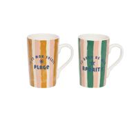 Coffret de 2 mugs Beach Club 42 cl