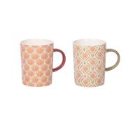 Coffret 2 mugs 25cl Rangoli