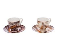 Coffret de 2 tasses à thé Bettina - Amadeus - Décoré - G