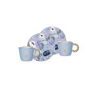 Coffret de 2 tasses et soucoupes Bialetti Bridgerton, 2 × 80 ml