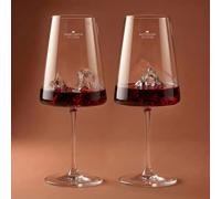 Coffret de 2 verres à vin topographic grand canyon & matterhorn