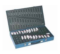 Coffret de 222 forets métaux laminés queue cylindrique - 1 à 13mm TIVOLY