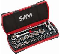 SAM Outillage - Coffret douilles et accessoires 75SH23 - 1/2'' - 23 outils