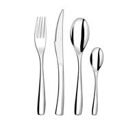 Coffret de 24 couverts en acier inoxydable - Lazozo - ustensiles de table couverts couleur argent cuisine repas dîner de cuisine