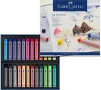 Coffret de 24 crayons pastel doux, idéal pour les artistes amateurs