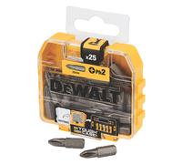 Coffret de 25 embouts PH2 25mm DeWalt
