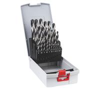Coffret de 25 forets HSS à queue droite Twist PointTeQ Bosch