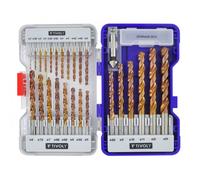 Coffret de 25 forets métaux laminés queue cylindrique - 2 à 13mm TIVOLY