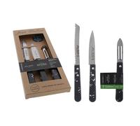Coffret de 3 couteaux de cuisine Sense Black Edition Jean Dubost