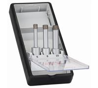 Coffret de 3 forets diamantés Easy Dry Robuste line - BOSCH - 2608587145