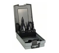 Bosch Jeu de forets étagés HSS-AlTiN 4-12 / 4-20 / 6-30 mm - 3 pièces - Queue 3-plats