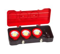 KS Tools - 150.4314 - Coffret de 3 projecteurs LEDS 3 W - Puissance de 250 lumens par projecteur