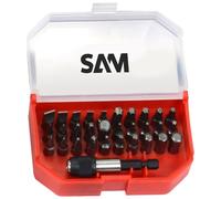 Coffret de 30 embouts de vissage 1/4 + 1 porte-embout SAM OUTILLAGE - E900-J30B"