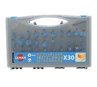 Coffret de 30 mèches de défonceuse LEMAN DEF.428.30 Q8mm - 428.700.30