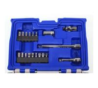 Coffret de 35 pièces, douilles 1/4" et embouts Expert E194672