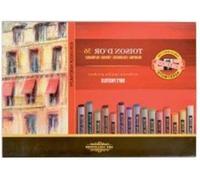 Coffret de 36 pastels ronds