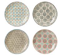 Table Passion – Coffret de 4 assiettes plates Bohème 26 cm