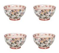 Coffret de 4 bols Siena 14 cm - Table Passion - Multicolore - Grès Multicolore