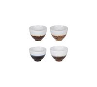 Coffret de 4 bols Wabisabi 30 cl - - Décoré - Grès