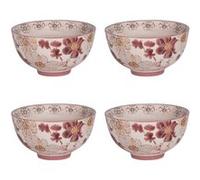 Coffret de 4 coupelles Kiyo 11 cm - Table Passion - Décoré - Grès G