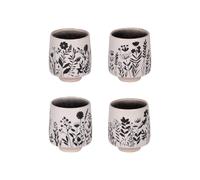 Coffret de 4 gobelets Ikebana 25 cl