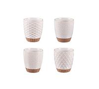 Coffret de 4 gobelets Jaspe 20 cl beige - - Crème / Ivoire - Grès