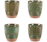 Table Passion – Coffret de 4 gobelets Jaspe verts – 20 cl