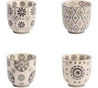 Coffret de 4 gobelets Nelson 15 cl - Table Passion - Gris - Grès Gris G