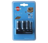 Coffret de 4 mèches à bouchonner LEMAN WS D. 6,10,13,16 mm Q. 10 mm - 200.500.04
