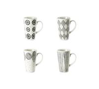 Table Passion – Coffret de 4 mugs Palawan 29 cl – Porcelaine blanche